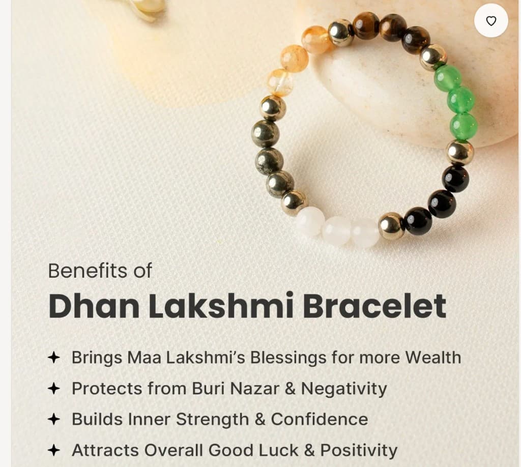 Benefits of Dhan Lakshmi Bracelet